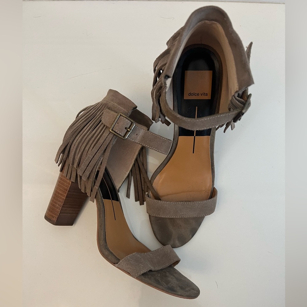 Dolce Vita Fringe Heels